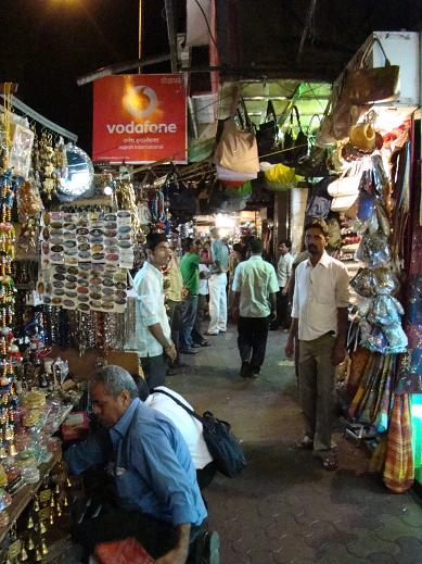 The street side bazaar is bustling, busy, and full of bric-a-brac 