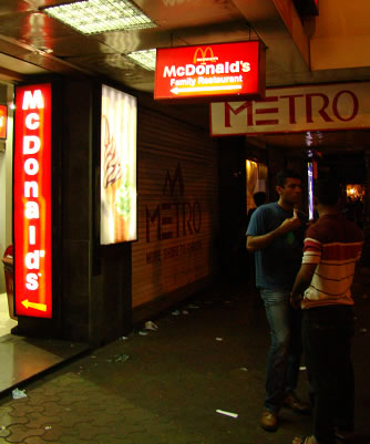 McDonalds are in India, where the ice-cream is a best seller.