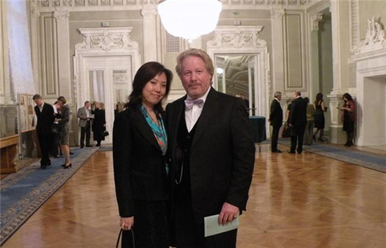 Meggie & I in the Mariinsky Theatre Ballroom 