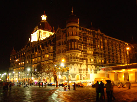 The Taj Hotel, now nearly fully recovered from the bombs and bullets of the 26/11 attacks. 